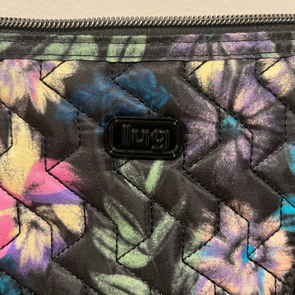 LUG QUILTED PURSE w/ long shoulder strap and small strap Women small crossbody - Picture 2 of 8